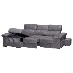 Chaiselongue carro oferta modelo Roma izquierdas en Edi plata