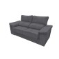 Sofa 3 plazas modelo Uve tela Edi antracita Sofa 3 plazas modelo Uve tela Edi antracita