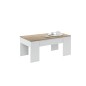 Mesa de centro elevable, blanco artic-roble canadian Mesa de centro elevable, blanco artic-roble canadian