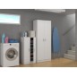 Zapatero-armario 6 baldas Basic blanco artik(30 pares) Zapatero-armario 6 baldas Basic blanco artik(30 pares)