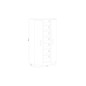 Zapatero-armario 6 baldas Basic blanco artik(30 pares) Zapatero-armario 6 baldas Basic blanco artik(30 pares)
