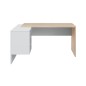 Mesa despacho Office con buc reversible roble canadian/blanco artik Mesa despacho Office con buc reversible roble canadian/blanco artik
