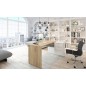 Mesa despacho Office con buc reversible roble canadian/blanco artik Mesa despacho Office con buc reversible roble canadian/blanco artik