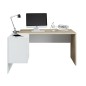 Mesa despacho Office con buc reversible roble canadian/blanco artik Mesa despacho Office con buc reversible roble canadian/blanco artik