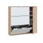 Zapatero Class 4 puertas (24 pares) roble canadian/blanco Zapatero Class 4 puertas (24 pares) roble canadian/blanco