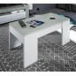 Mesa de centro elvable Flow en cemento/blanco artik Mesa de centro elvable Flow en cemento/blanco artik