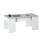 Mesa de centro elvable Flow en cemento/blanco artik Mesa de centro elvable Flow en cemento/blanco artik