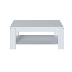 Mesa de centro elevable Ambit en blanco artik