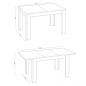 Mesa comedor Kendra extensible cemento/blanco Mesa comedor Kendra extensible cemento/blanco