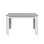 Mesa comedor Kendra extensible cemento/blanco Mesa comedor Kendra extensible cemento/blanco