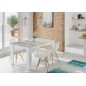 Mesa comedor Kendra extensible cemento/blanco Mesa comedor Kendra extensible cemento/blanco