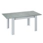 Mesa comedor Kendra extensible cemento/blanco Mesa comedor Kendra extensible cemento/blanco