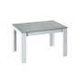 Mesa comedor Kendra extensible cemento/blanco Mesa comedor Kendra extensible cemento/blanco