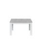 Mesa comedor Kendra extensible cemento/blanco Mesa comedor Kendra extensible cemento/blanco
