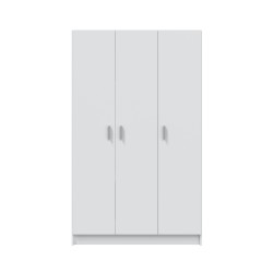 Armario multiusos 3 puertas blanco