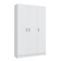Armario multiusos 3 puertas blanco Armario multiusos 3 puertas blanco