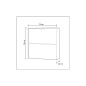 Zapatero modelo Basic dos puertas en blanco (16 pares) Zapatero modelo Basic dos puertas en blanco (16 pares)