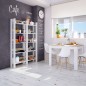 mesa comedor Cloe fija roble canadian/blanco artik mesa comedor Cloe fija roble canadian/blanco artik