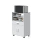 Mueble microondas Tidy 1c+2p en blanco artik/cemento Mueble microondas Tidy 1c+2p en blanco artik/cemento