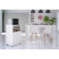 Mueble microondas Tidy 1c+2p en blanco artik/cemento Mueble microondas Tidy 1c+2p en blanco artik/cemento
