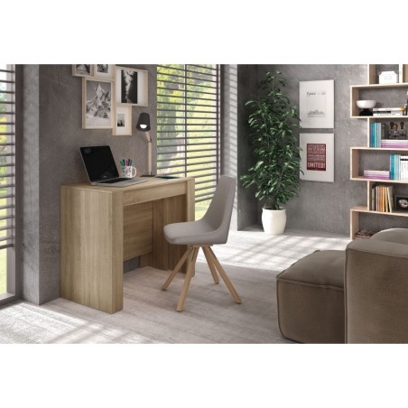 Mesa comedor-consola multifuncion Allongo-Kendra extensible en roble canadian