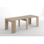 Mesa comedor-consola multifuncion Allongo-Kendra extensible en roble canadian Mesa comedor-consola multifuncion Allongo-Kendra extensible en roble canadian