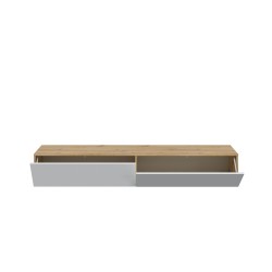 Mueble tv Kaway en roble nordic/blanco artik