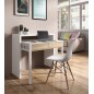 Consola escritorio extesible Bureau en roble canadian/blanco artik Consola escritorio extesible Bureau en roble canadian/blanco artik