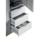 Armario Low cost 3 puertas 3 cajones en roble canadian/blanco artik Armario Low cost 3 puertas 3 cajones en roble canadian/blanco artik