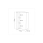 Modulo puertas y estantes Office roble canadian/blanco artik Modulo puertas y estantes Office roble canadian/blanco artik