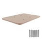 Base tapizada nervion con aireadores y Juego de 6 patas cilindricas Base tapizada nervion con aireadores y Juego de 6 patas cilindricas
