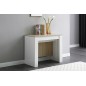 Mesa comedor-consola multifuncion Allongo-Kendra extensible en blanco roble Mesa comedor-consola multifuncion Allongo-Kendra extensible en blanco roble