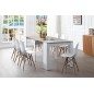 Mesa comedor-consola multifuncion Allongo-Kendra extensible en blanco roble Mesa comedor-consola multifuncion Allongo-Kendra extensible en blanco roble