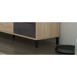 Aparador modelo urban plus, roble nodi/gris antracita