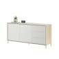 Aparador modelo urban plus-brooklyn, roble canadian/blanco artik Aparador modelo urban plus-brooklyn, roble canadian/blanco artik