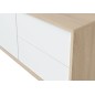 Modulo tv modelo urban plus-brooklyn, roble canadian/blanco Modulo tv modelo urban plus-brooklyn, roble canadian/blanco