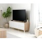 Modulo tv modelo urban plus-brooklyn, roble canadian/blanco Modulo tv modelo urban plus-brooklyn, roble canadian/blanco