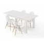 Mesa comedor Kendra extensible blanco artick Mesa comedor Kendra extensible blanco artick
