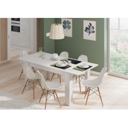 Mesa comedor Kendra extensible blanco artick