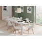 Mesa comedor Kendra extensible blanco artick Mesa comedor Kendra extensible blanco artick