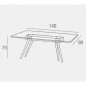 Mesa de comedor modelo omara