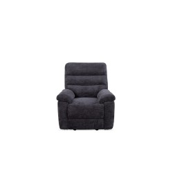 Sofá tres plazas Venecia electrico regalo sillón relax Venecia Tela gris oscuro