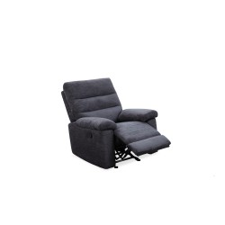 Sofá tres plazas Venecia electrico regalo sillón relax Venecia Tela gris oscuro