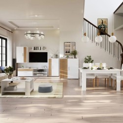 Salon kube en blanco tablillas