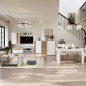Salon kube en blanco tablillas