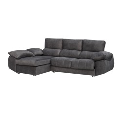 Sofá chaiselongue  black con arcon