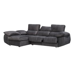 Sofá chaiselongue  black con arcon