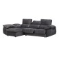 Sofá chaiselongue black con arcon Sofá chaiselongue black con arcon