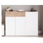 Aparador Rebeca color Blanco y roble artisan Aparador Rebeca color Blanco y roble artisan