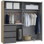 Armario Tokio De Correderas Artisan - Gris 170x201 Armario Tokio De Correderas Artisan - Gris 170x201